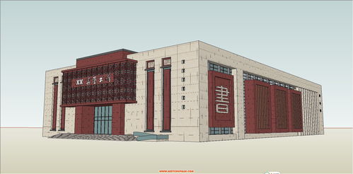 攜手SketchUp中文門戶網站 縣圖書館精模SU模型庫精品區與圖書發行部的創新融合